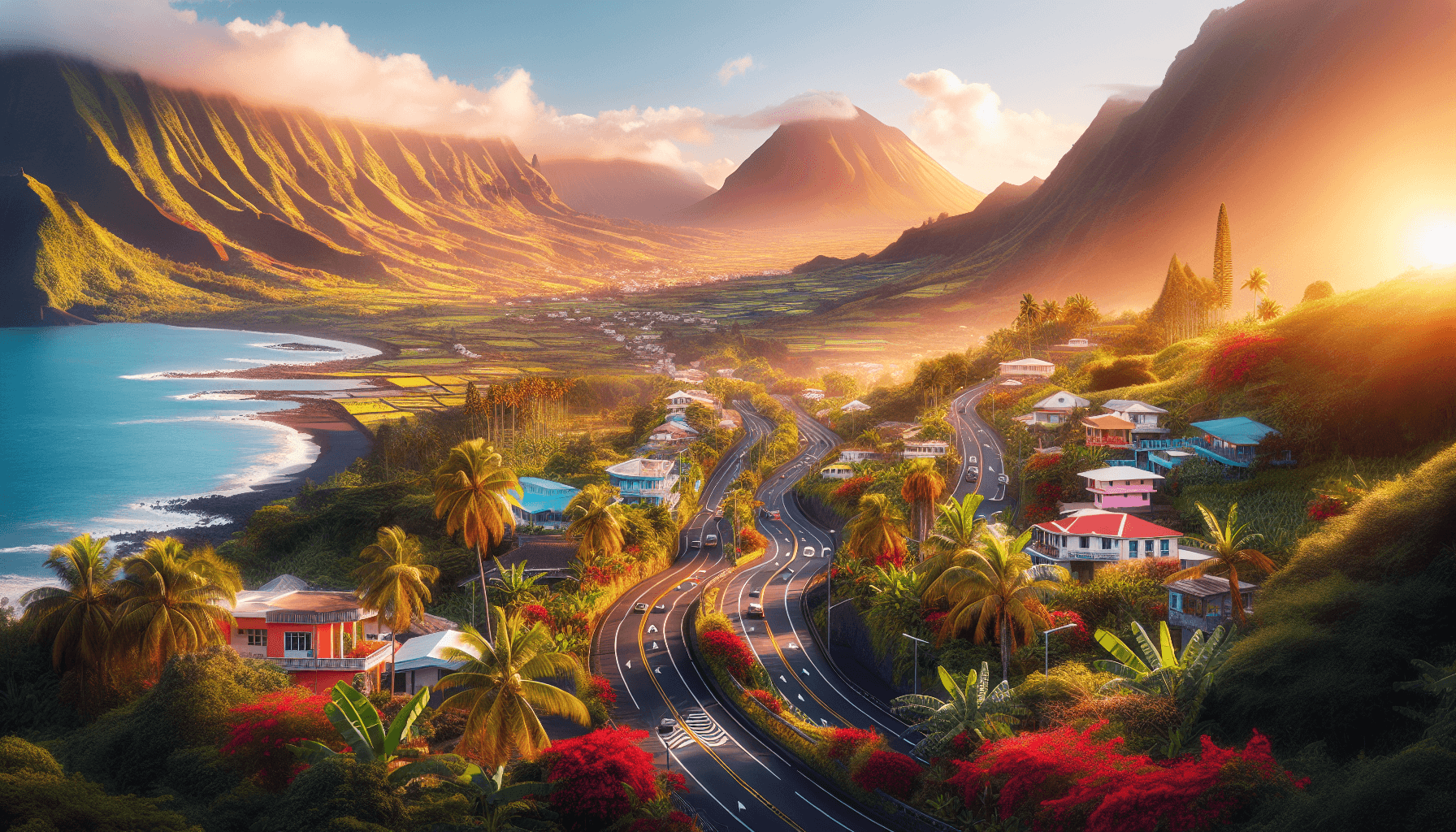 Routes de montagne à La Réunion : assurance auto adaptée aux risques spécifiques - Zot l'Assurances