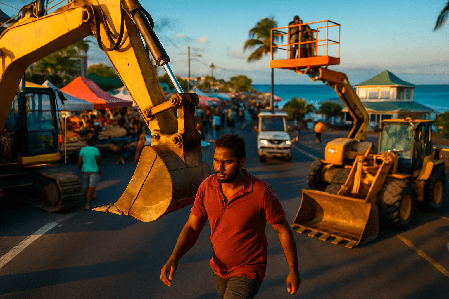 Assurance engins de chantier à La Réunion : pelles, nacelles, chargeuses - Zot l'Assurances
